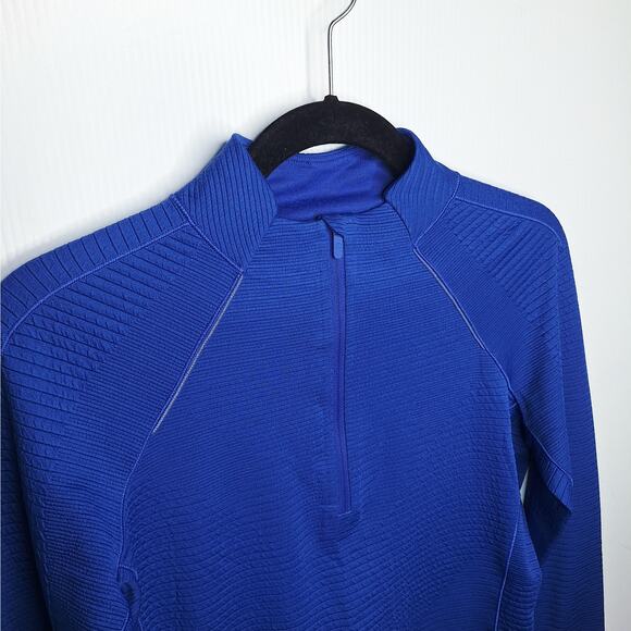 Lululemon Ventscape Half-Zip Long Sleeve Top 8 Psychic Running Thumbholes Cuffin - Picture 2 of 12